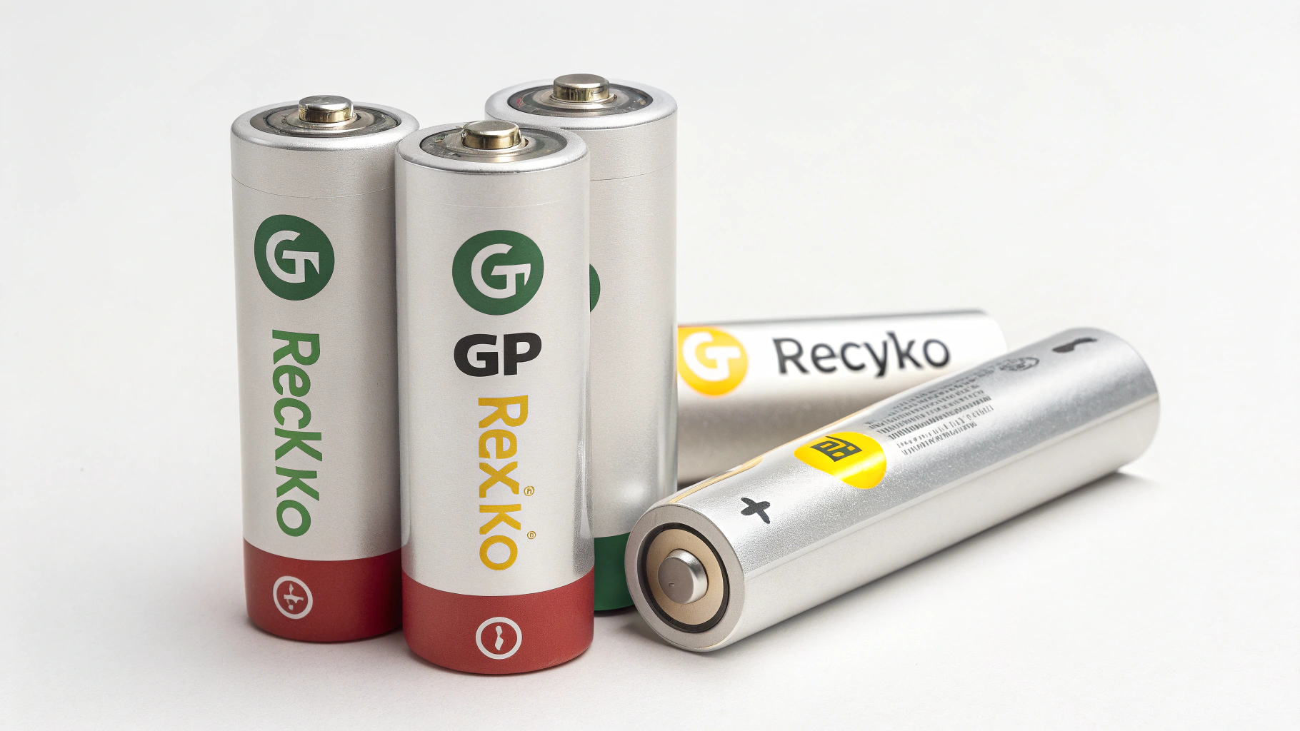 Купить оригинальные мизинчиковые аккумуляторы GP ReCyko AAA, аккумуляторные батарейки формата AAA для опта и розницы